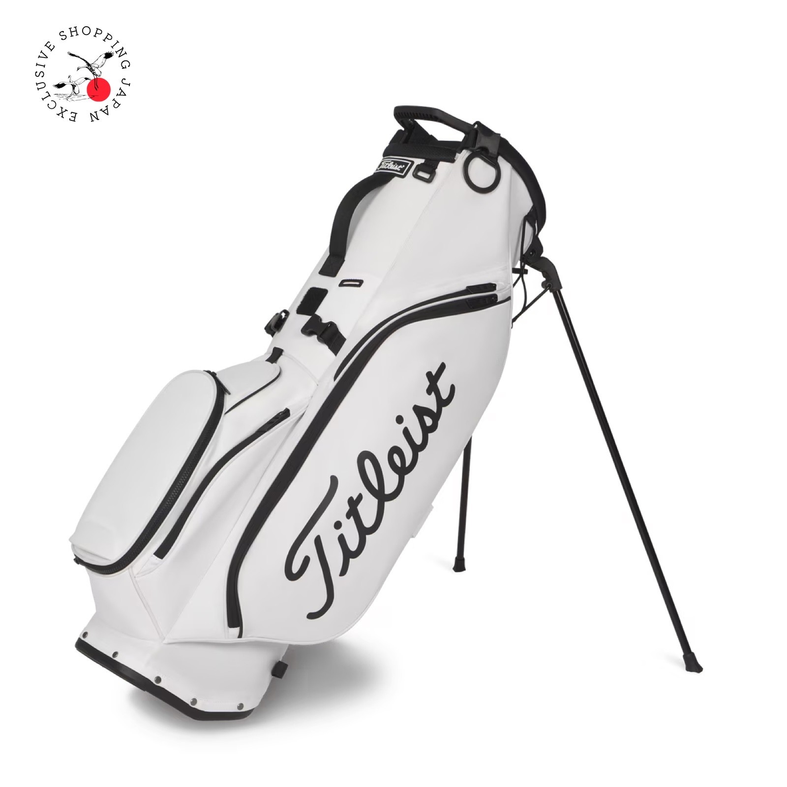 Titleist Players S5 Carry Stand Bag 5-way 8.5 in Lightweight White/Black/Black