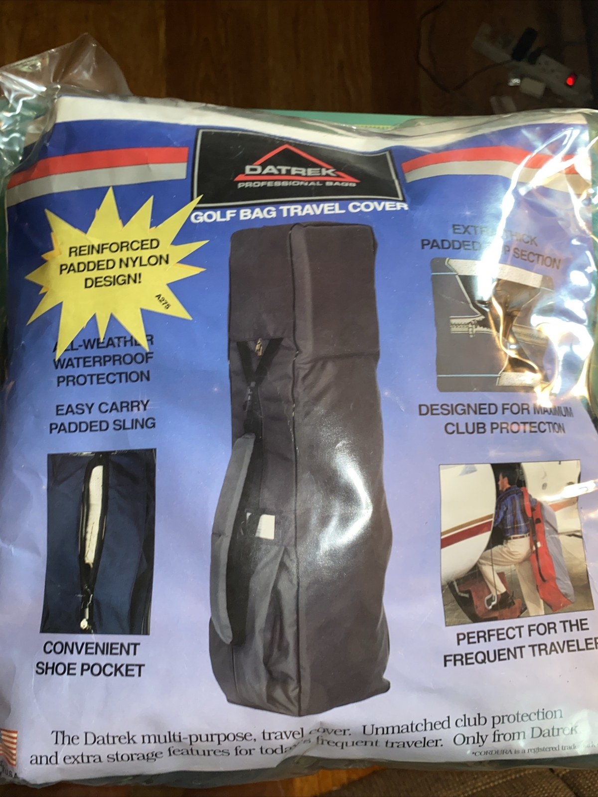 Datrek USA Golf Bag Travel Cover With Easy-Carry Handle Waterproof A275