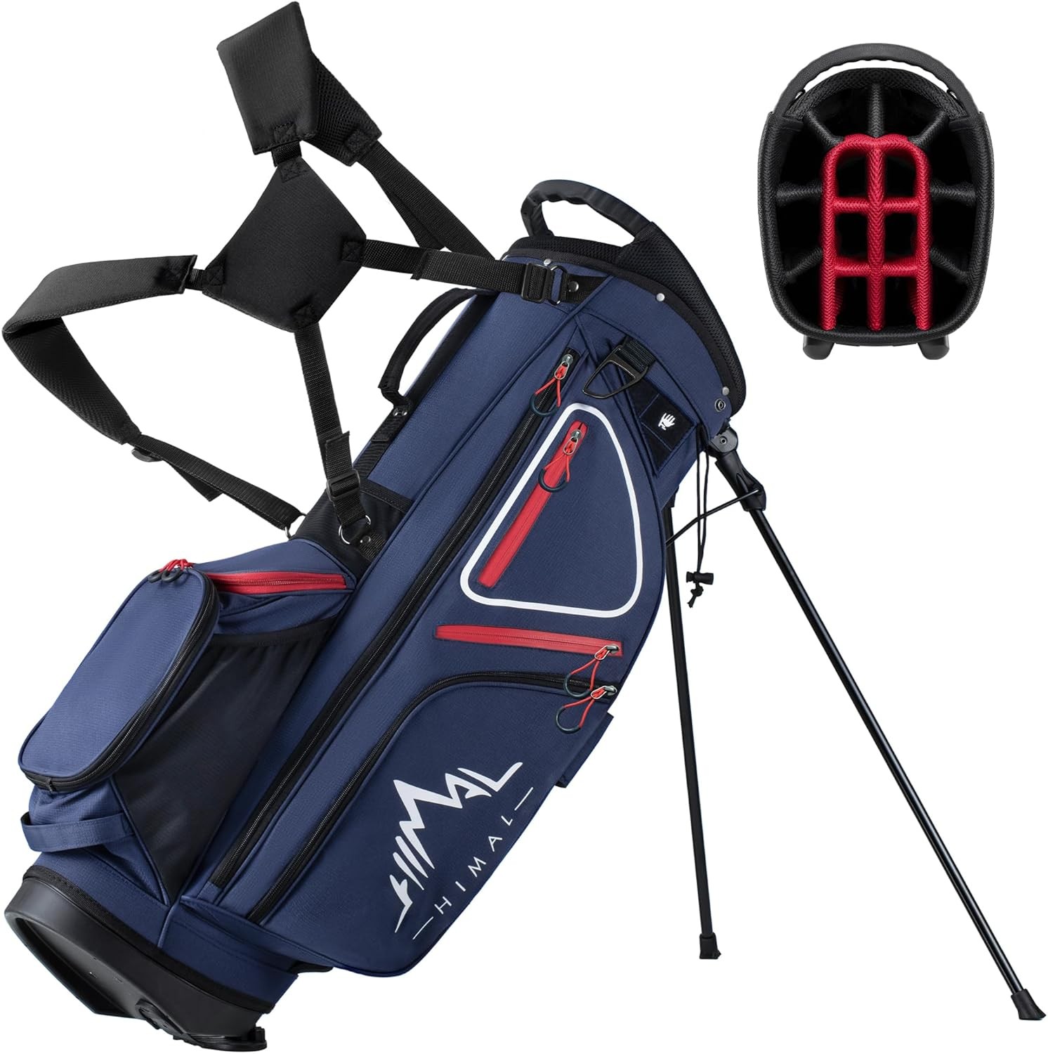 GoHimal 14 Way Golf Stand Bag, Golf Bags for Men with Stand, Top Dividers Ergono