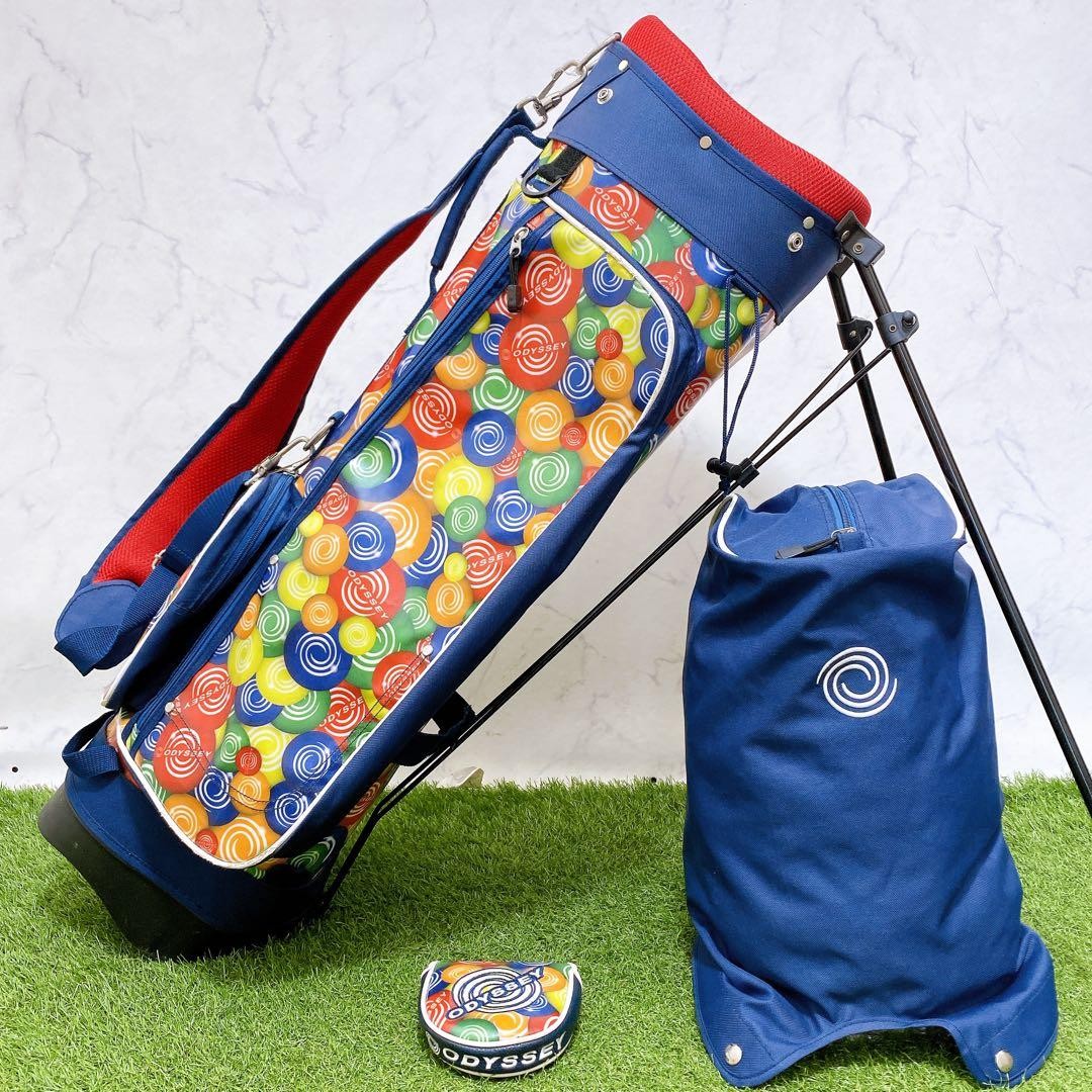 Callaway Odyssey Colorful Print stand bag golf caddy bag rare japan used