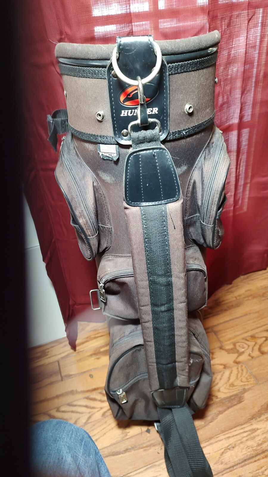HUNTER GOLF BAG 6 CLUB SLOTS 6 SIDE POCKETS