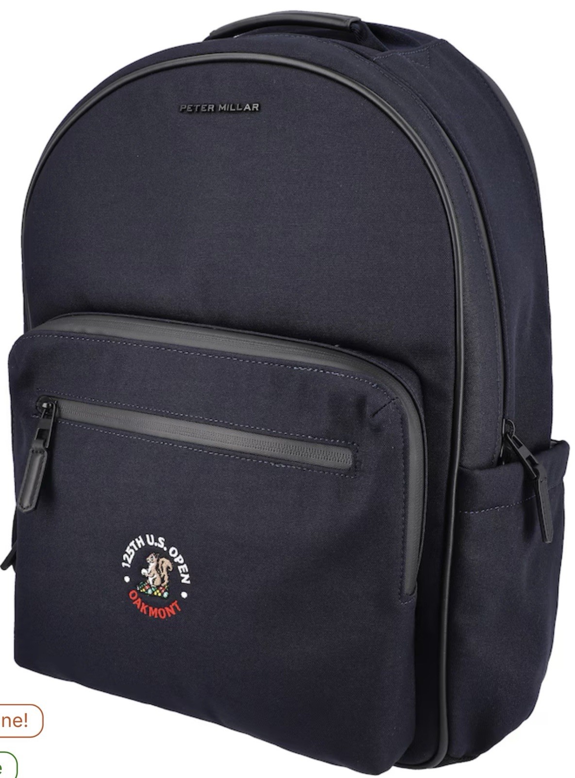 PETER MILLAR 2025 U.S. OPEN OAKMONT PURSUIT NAVY BACKPACK SOLDOUT NWT GOLF MAJOR