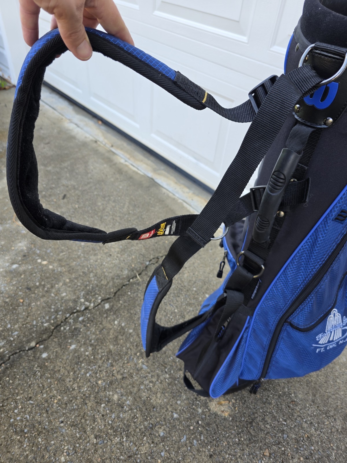 Wilson Levitator Golf Stand Bag Double Straps Rain Hood 5-Way 5 Pockets EUC