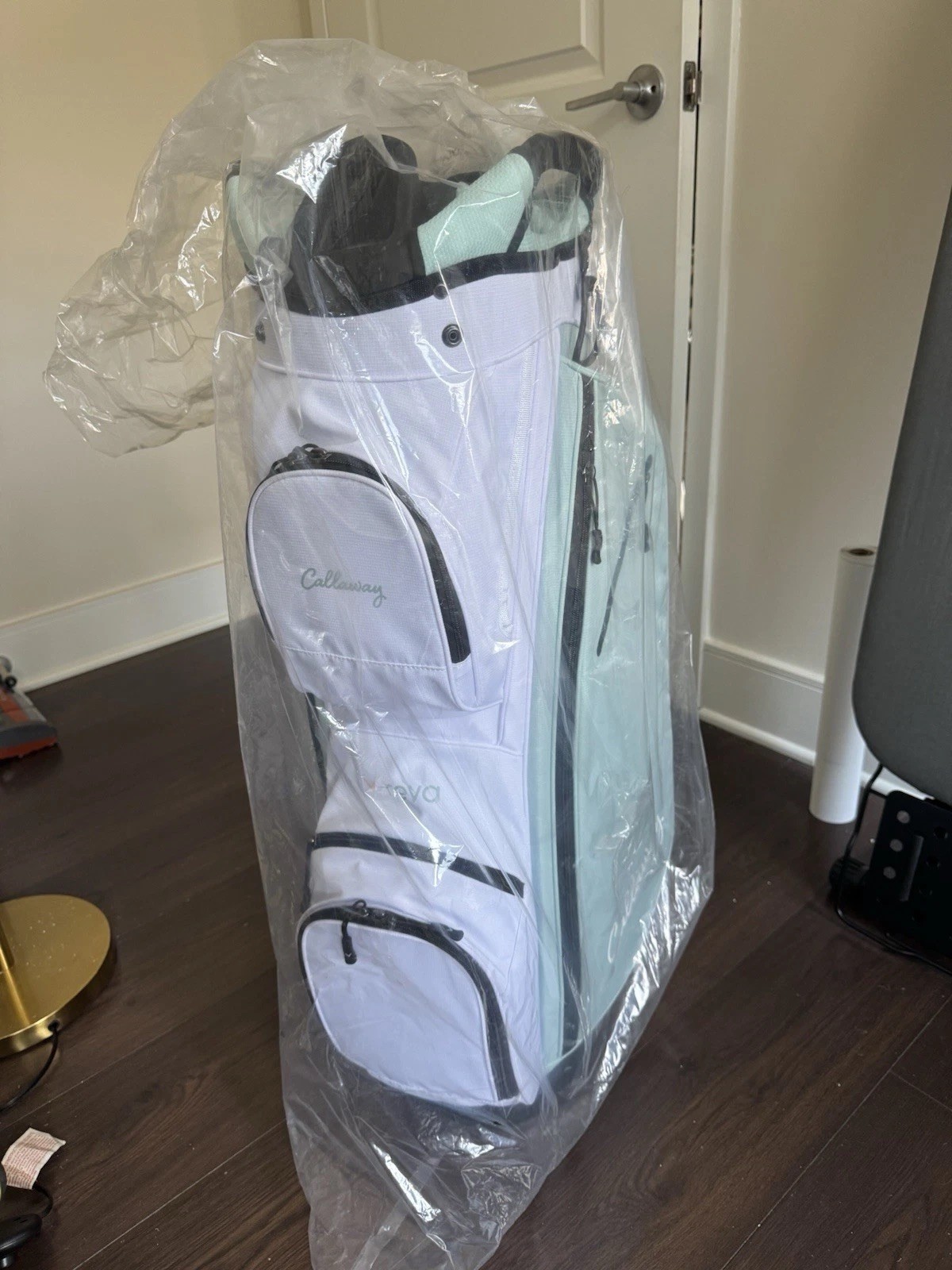 Callaway Reva Women’s Golf Bag Divider System, Cart Bag, White/Mint/Black