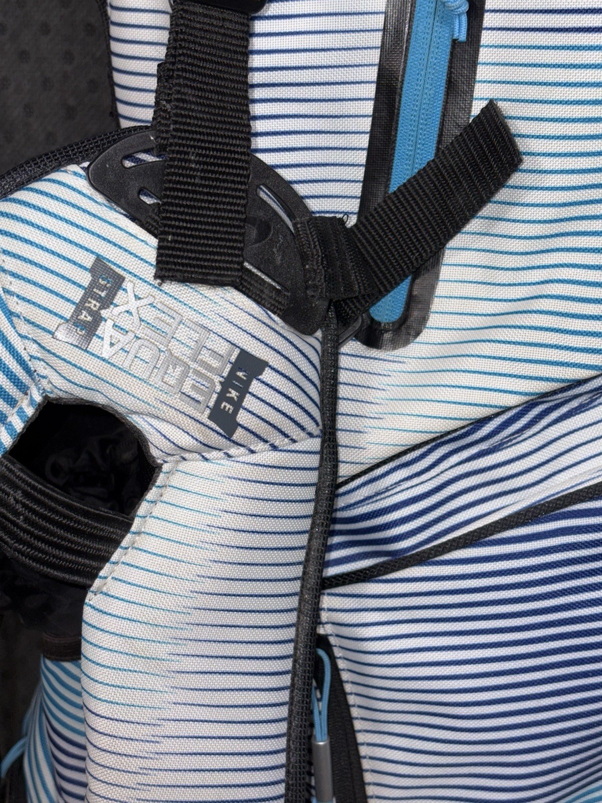 Nike Golf Performance Hybrid 8-14 Way Cart/Carry Stand Golf Bag Blue/White/Black
