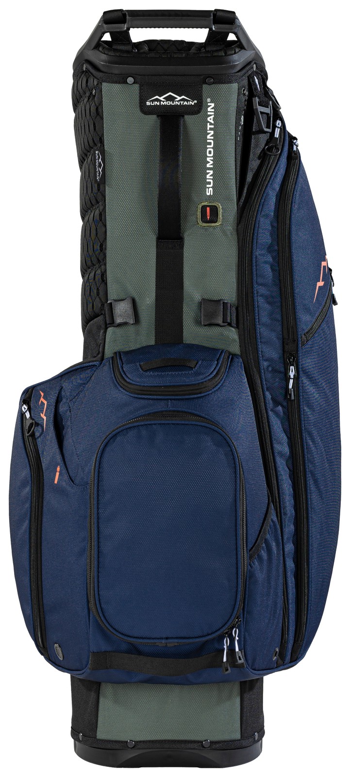 Sun Mountain Eclipse E-4.5 14-Way VLO Black Olive Inferno Stand Golf Bag