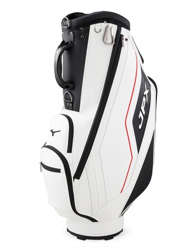 Mizuno 2022 JPX 007 Men’s Golf Caddie Bag 8.5inch 3.9kg PU PE- White /Express