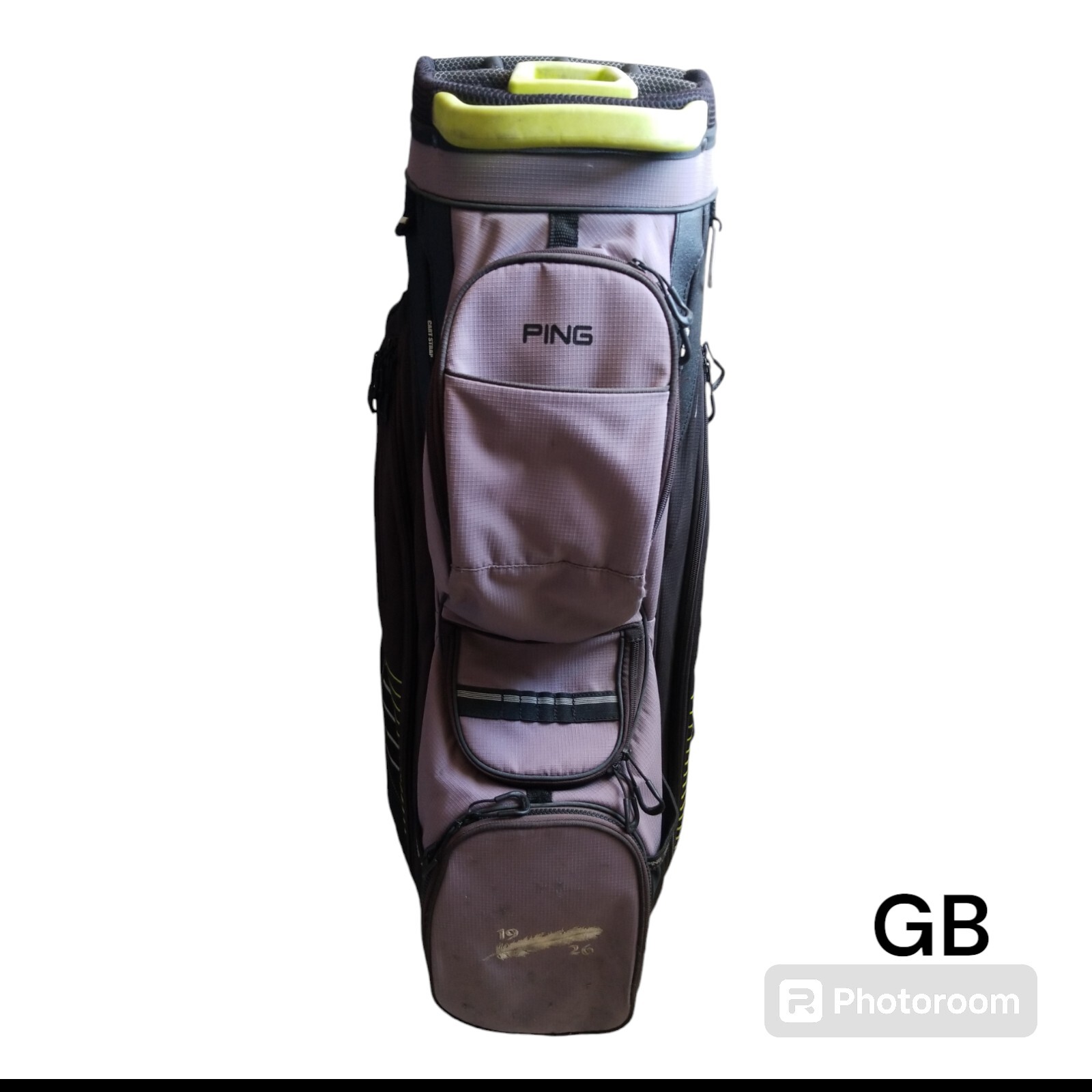 PING Traverse Golf Cart Bag 14 Way Divider Black Purple Green