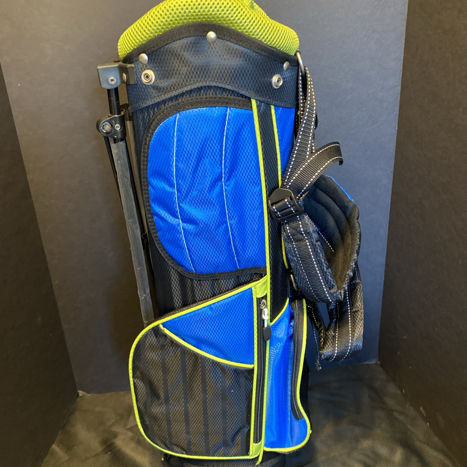 Orlimar ATS Junior Boys’ Blue/Lime Series Stand Bag (Ages 5-8) – NEW!