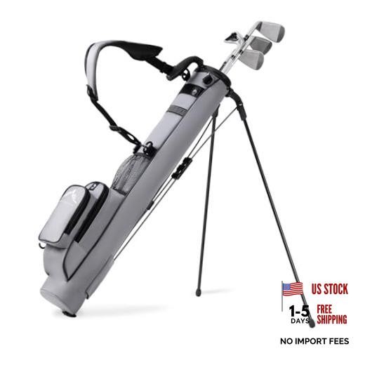 Golf Lightweight Stand Carry Bag– Easy to Carry and Durable Pitch n Putt Grey