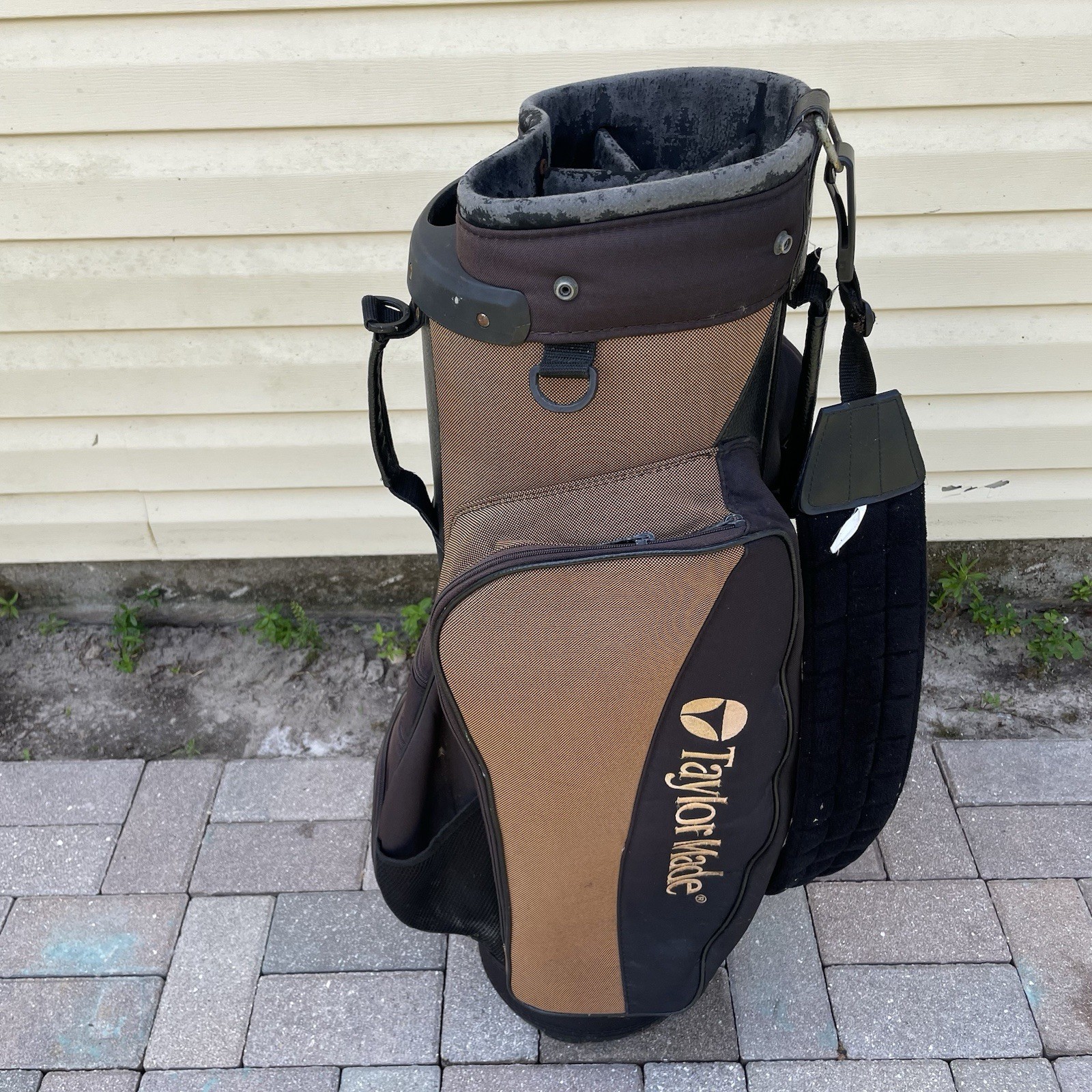 Vintage TaylorMade Burner Bubble Golf Bag Staff Cart Carry Strap