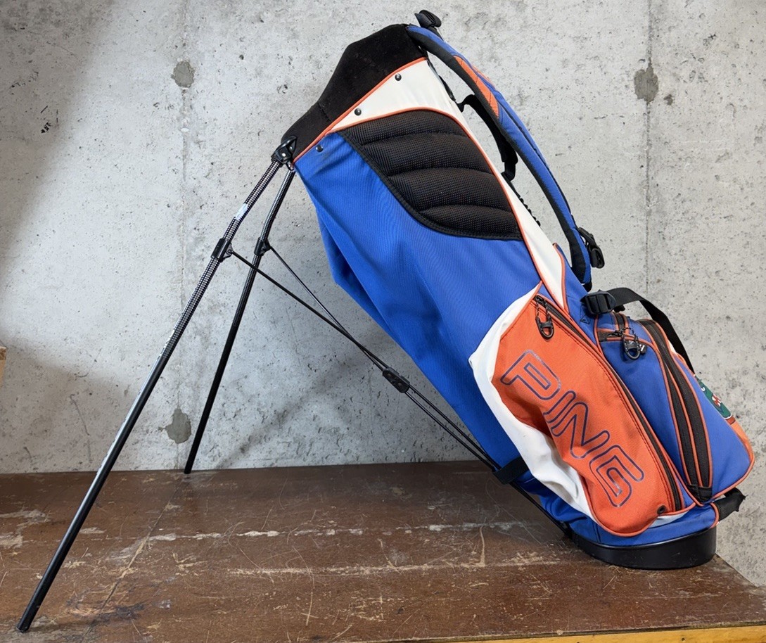 PING Hoofer Vantage Florida Gators Stand Carry Strap Golf Bag Blue Orange NCAA