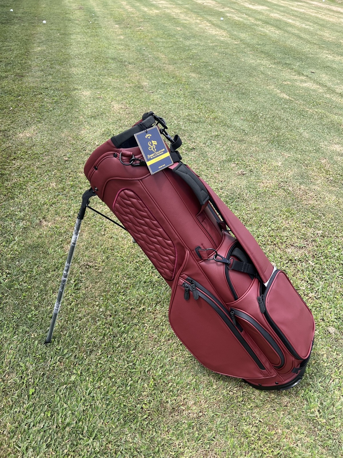 Callaway Golf LTD Summit Collection Stand Bag COLOR: Red Wood Top: 4-Way