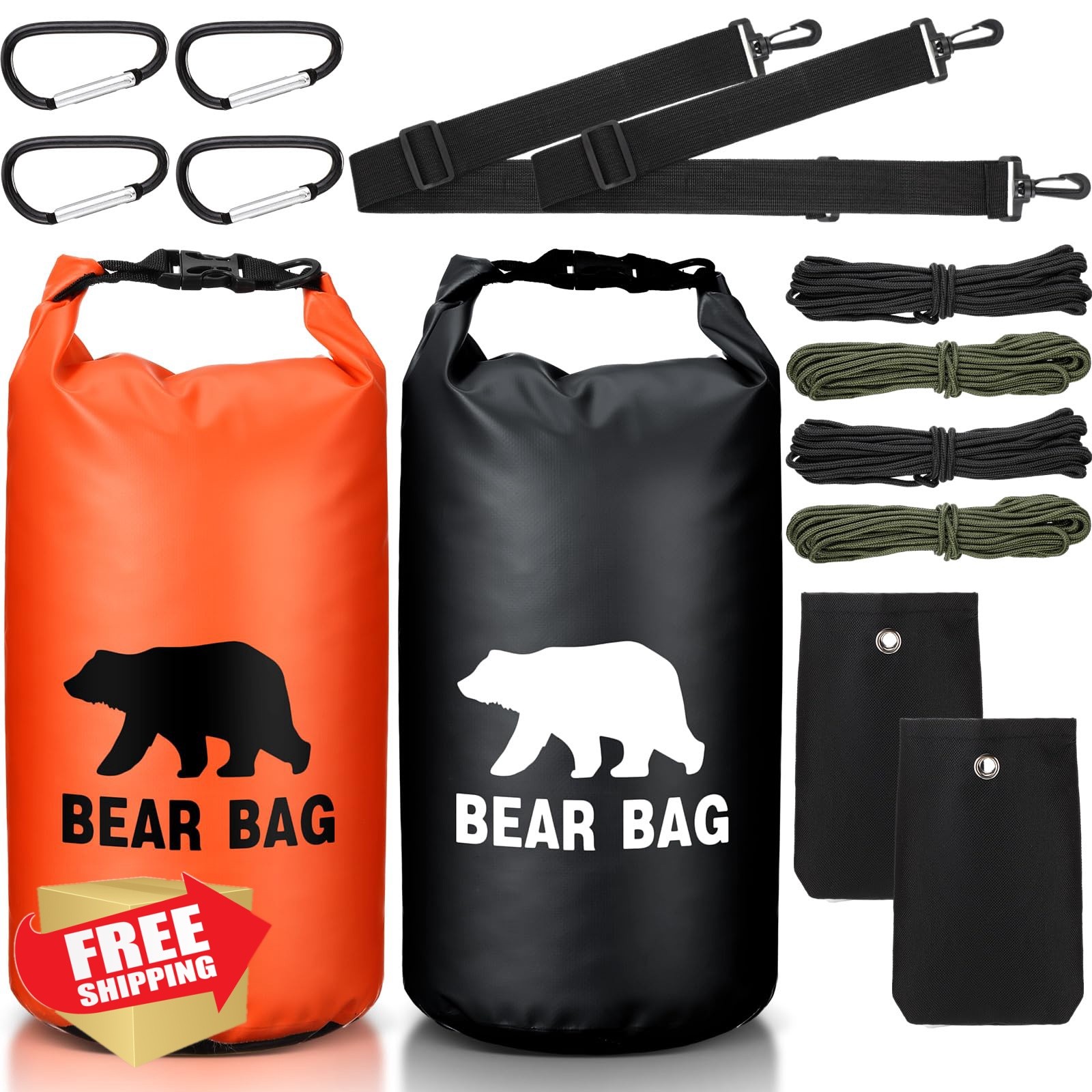 Foilswirl 20L Bear Bag System Black/Orange