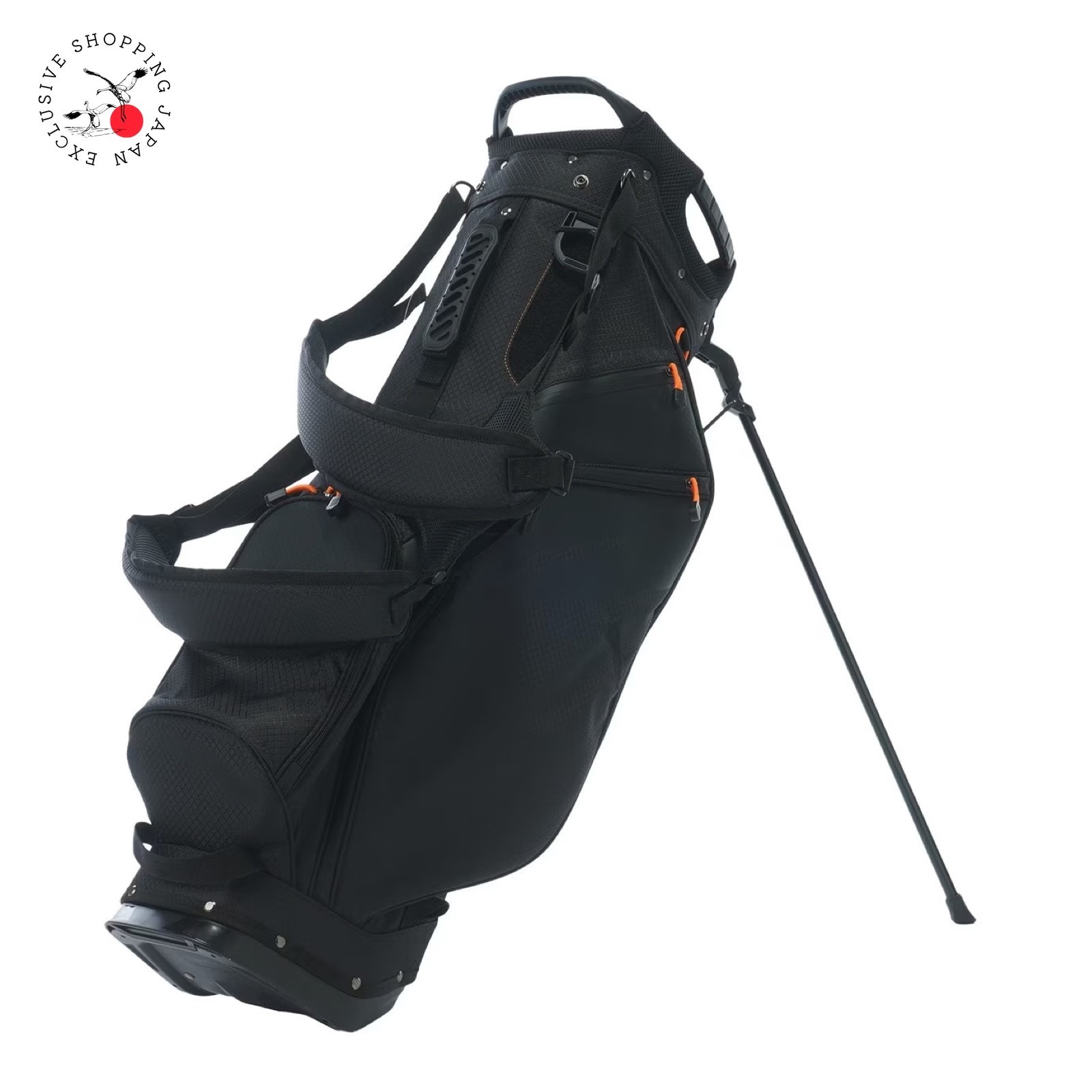 PUMA Unisex Golf Color Trim Carry Stand Bag 9 in 5-Way Lightweight 2025 Black