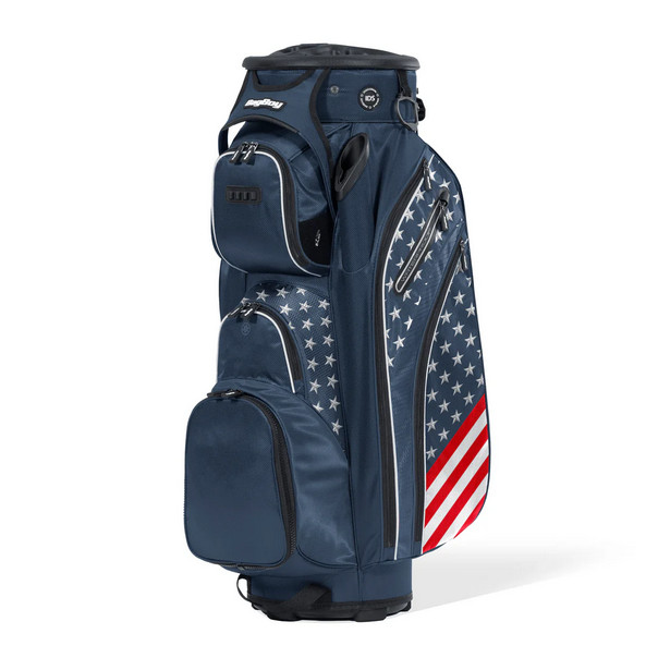 New Bag Boy Revolver XP Cart Bag Black/Stars and Stripes Free Shipping
