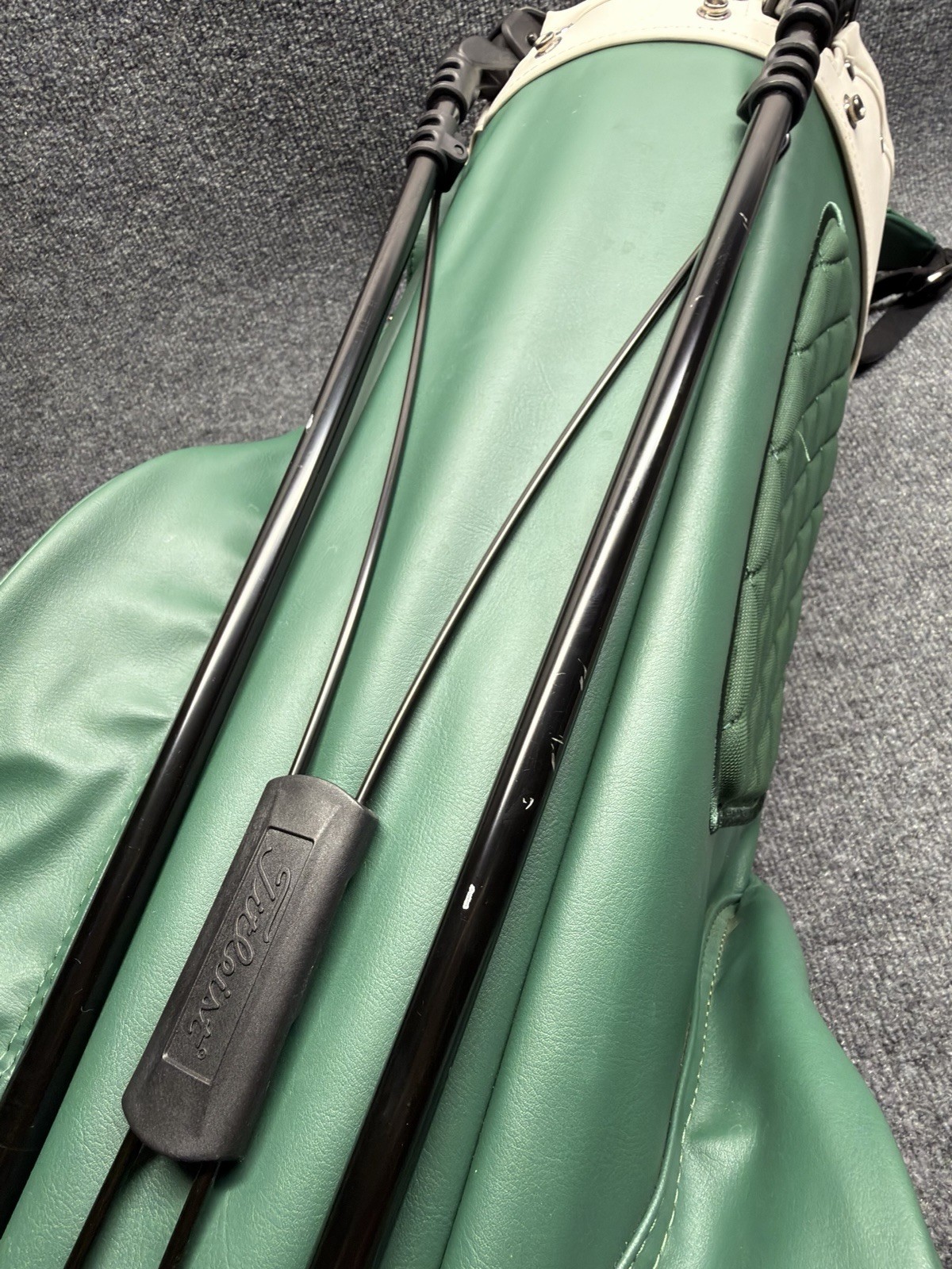 Titleist Links Legend Member Golf Bag Green White Embroidered CCH- No Rain Cover
