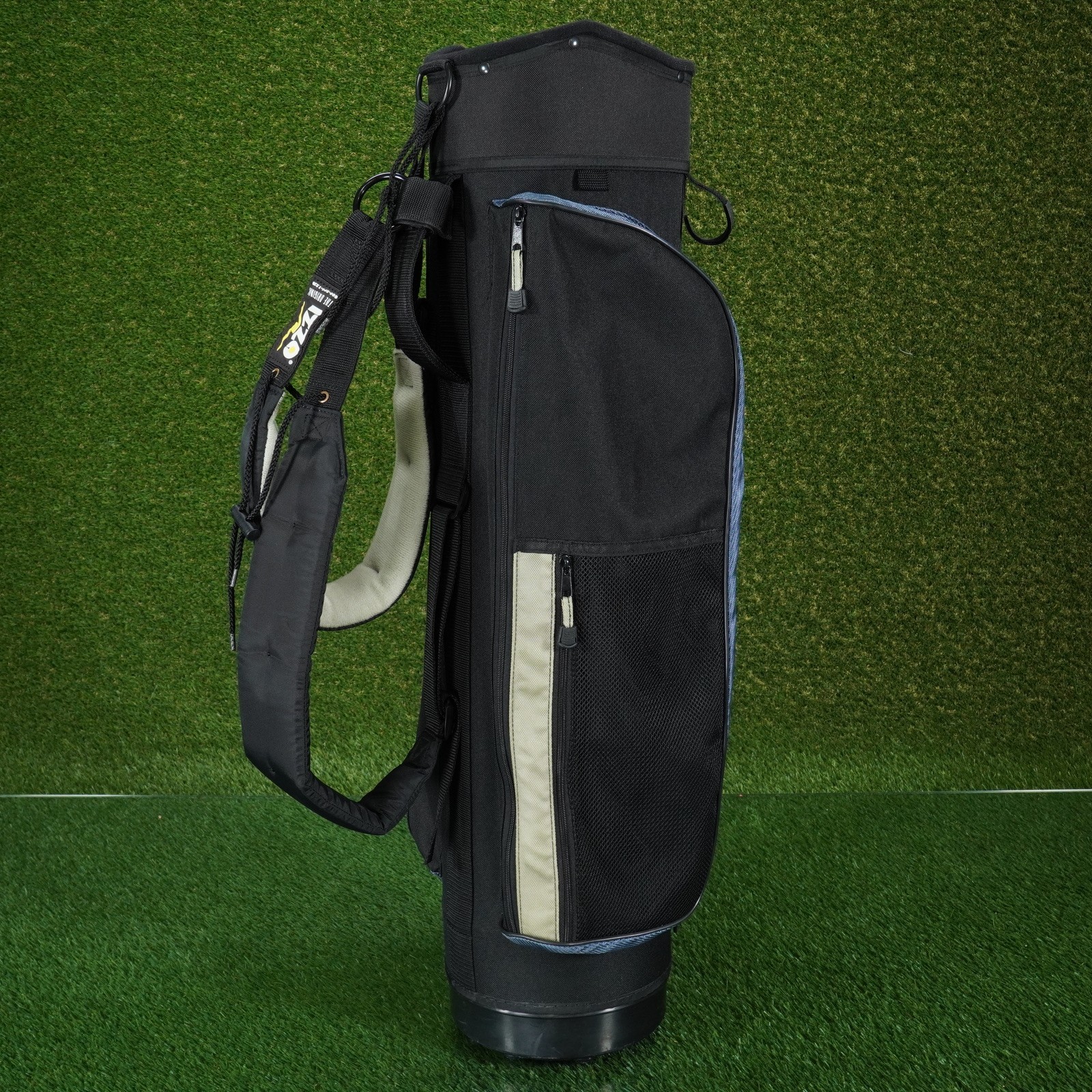 CARRY / SUNDAY BAG 4 WAY DIVIDERS GOLF BAG W/ IZZO DOUBLE STRAPS ~ LOOK!!