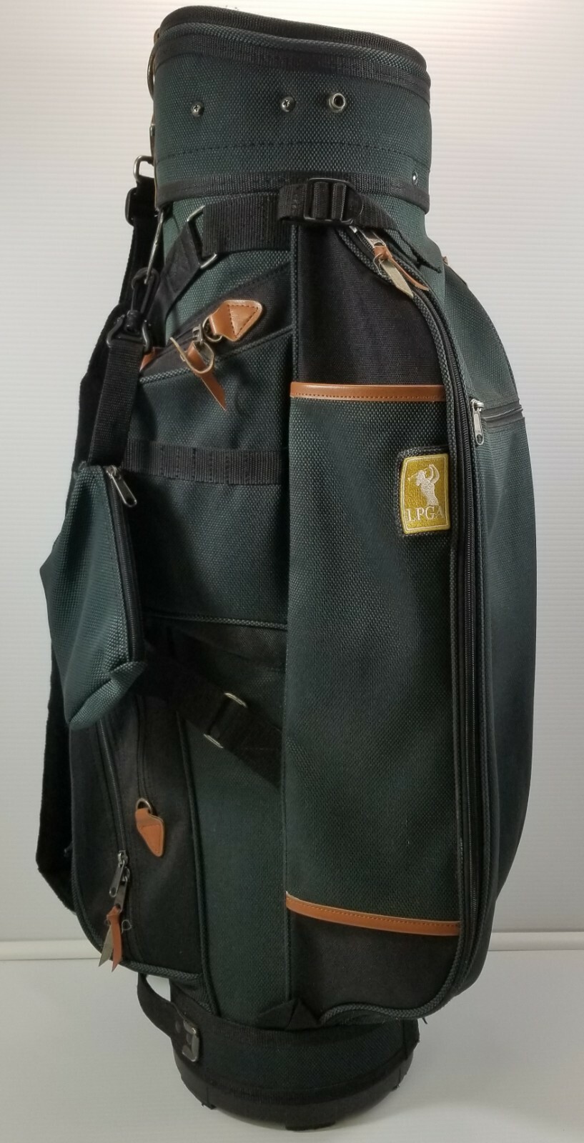 *G) ) LPGA Square Two Green Brown Black Women’s Golf Club Bag