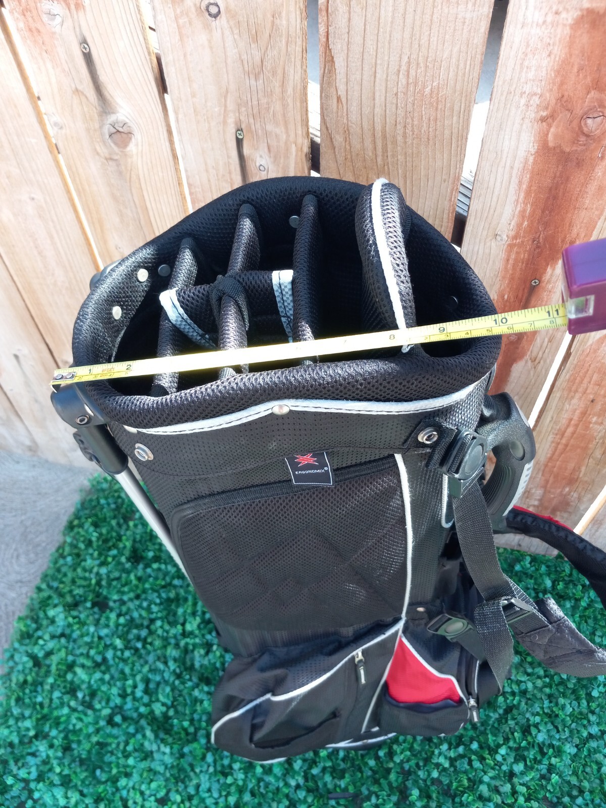 Ergonomix 7 Divider Carry, Stand Golf Bag 35″H