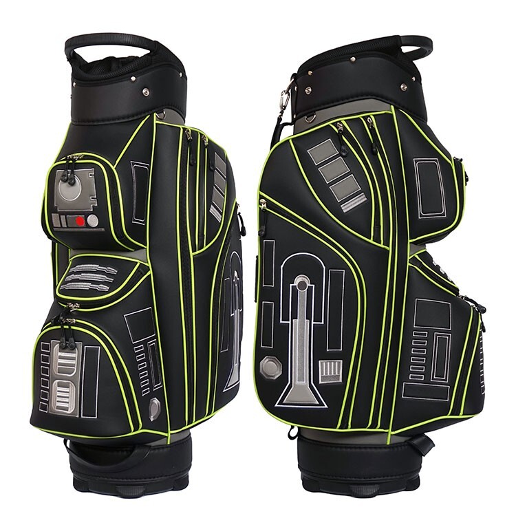 R2D2 CUSTOM GOLF BAG CUSTOMIZED STAR WARS CART BAG PERSONALIZED NAME