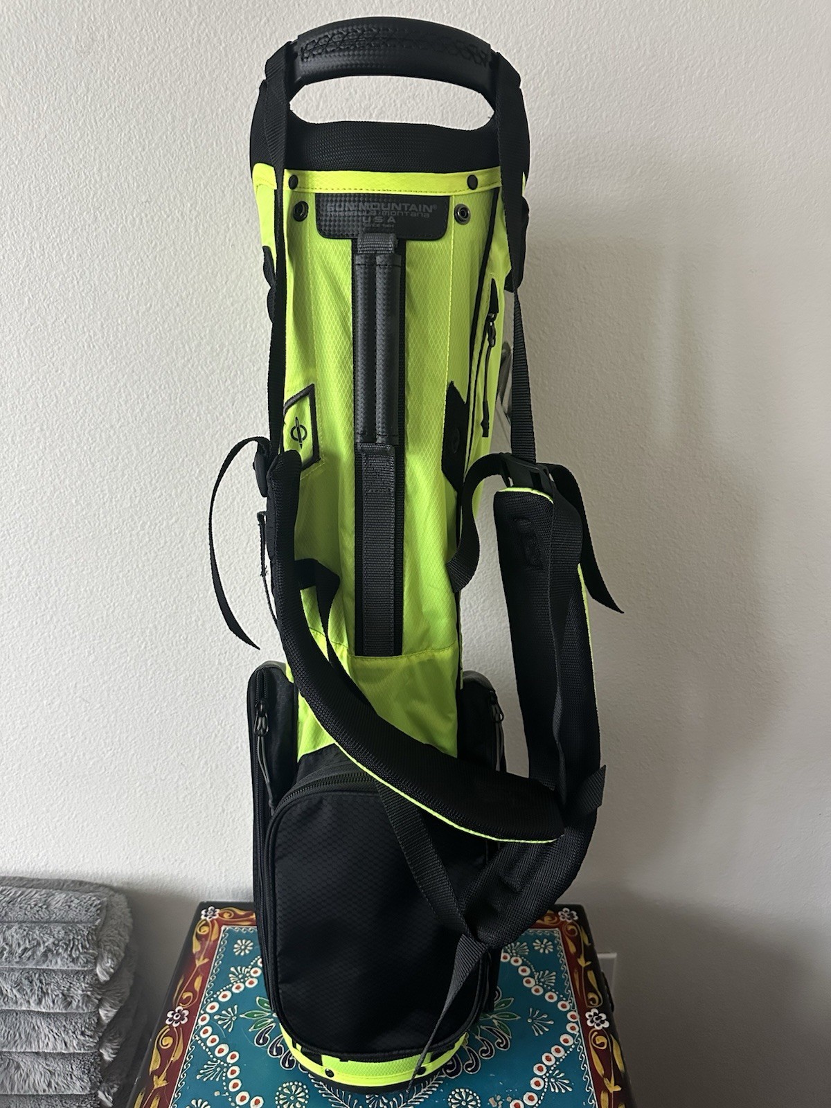 NEW Sun Mountain Metro SLX Sunday Golf Bag Lightweight Carry 4 Way W/ Raincover