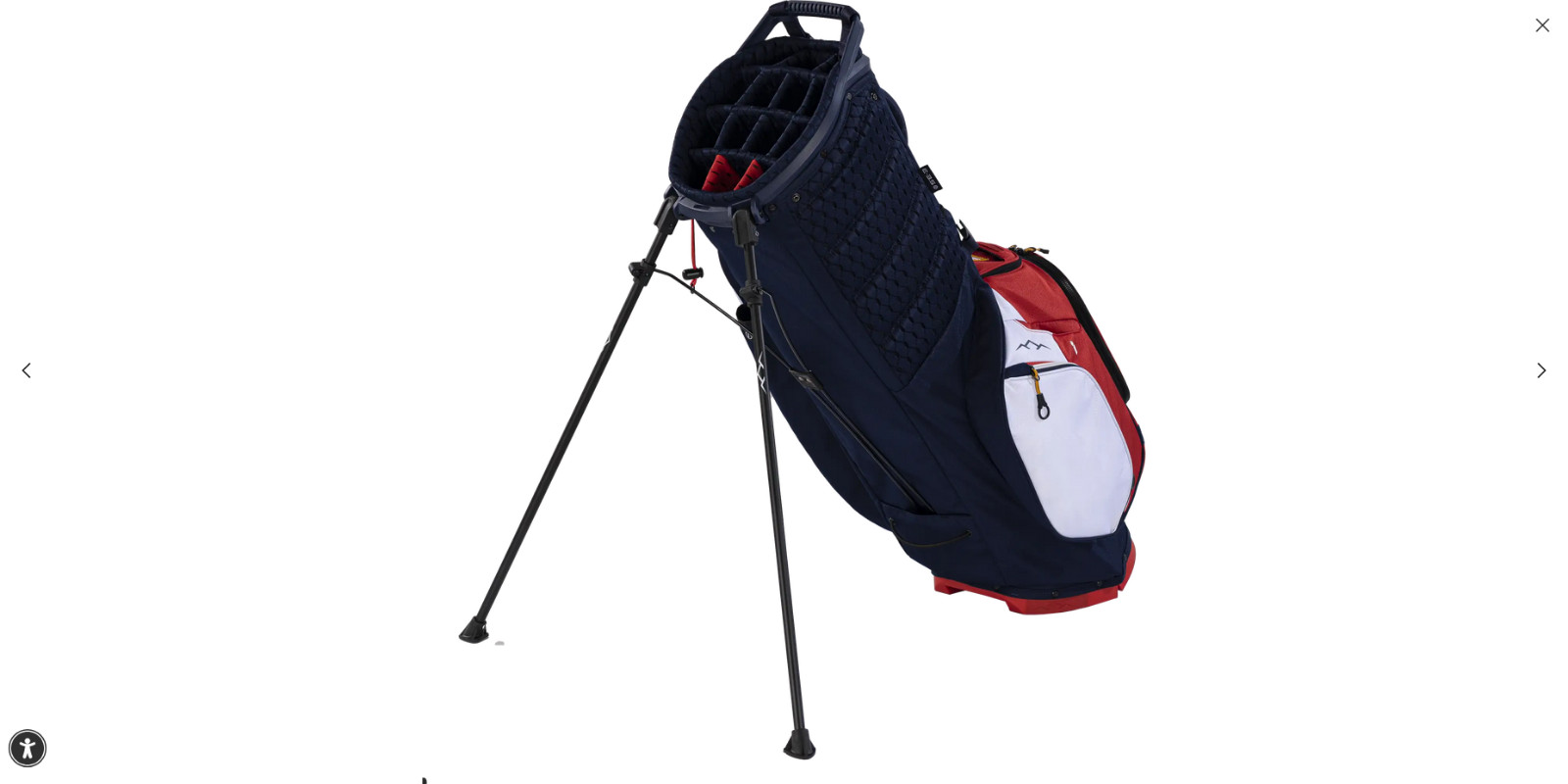 Sun Mountain Eclipse E-3.5 14-way Stand Bag Navy-White-Red Rain Hood Free SH