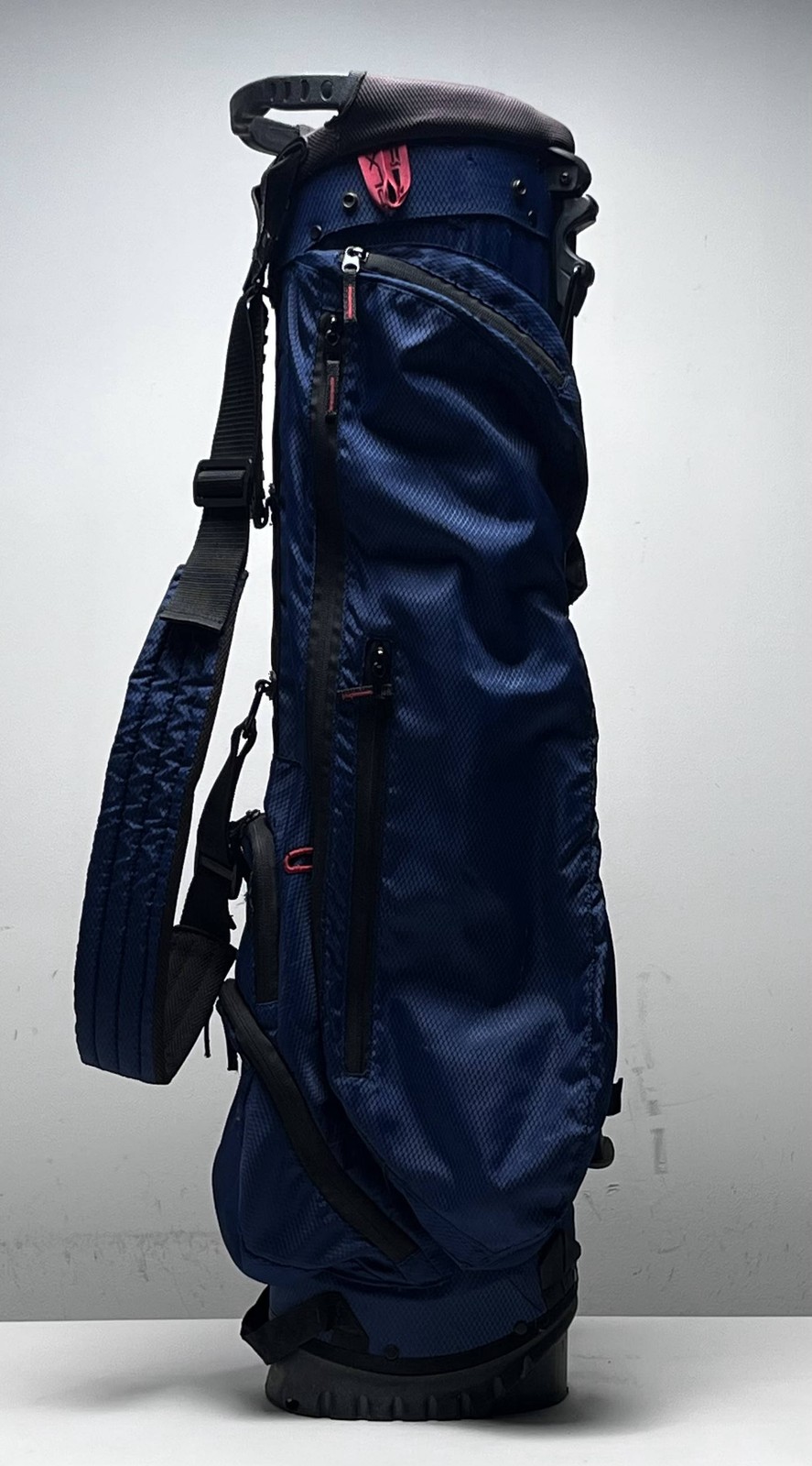 Ralph Lauren RLX Carry Stand Bag Blue 4-Way Divide Single Strap Golf Bag
