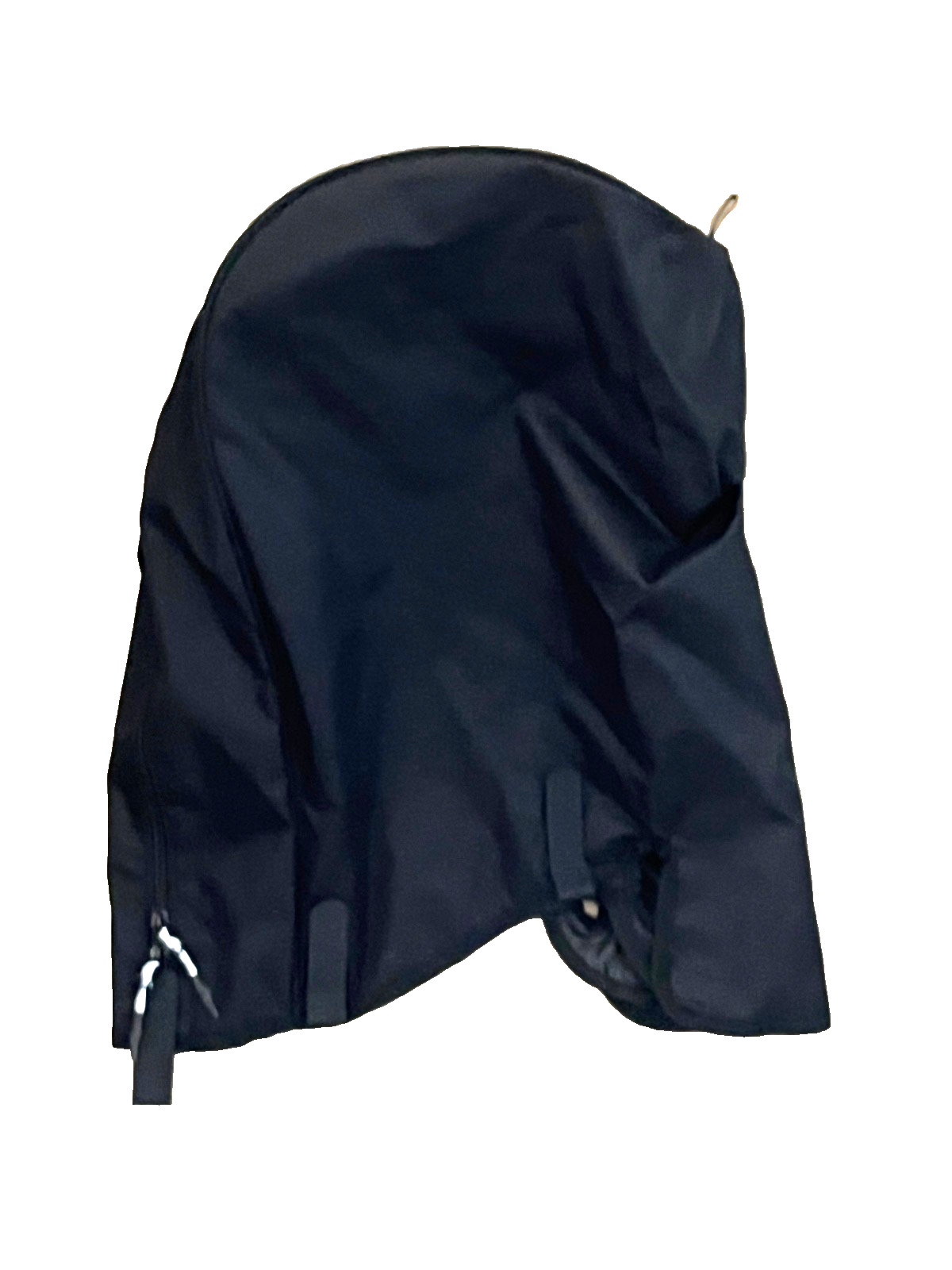 BLACK GOLF CLUB BAG ZIP NYLON RAIN COVER