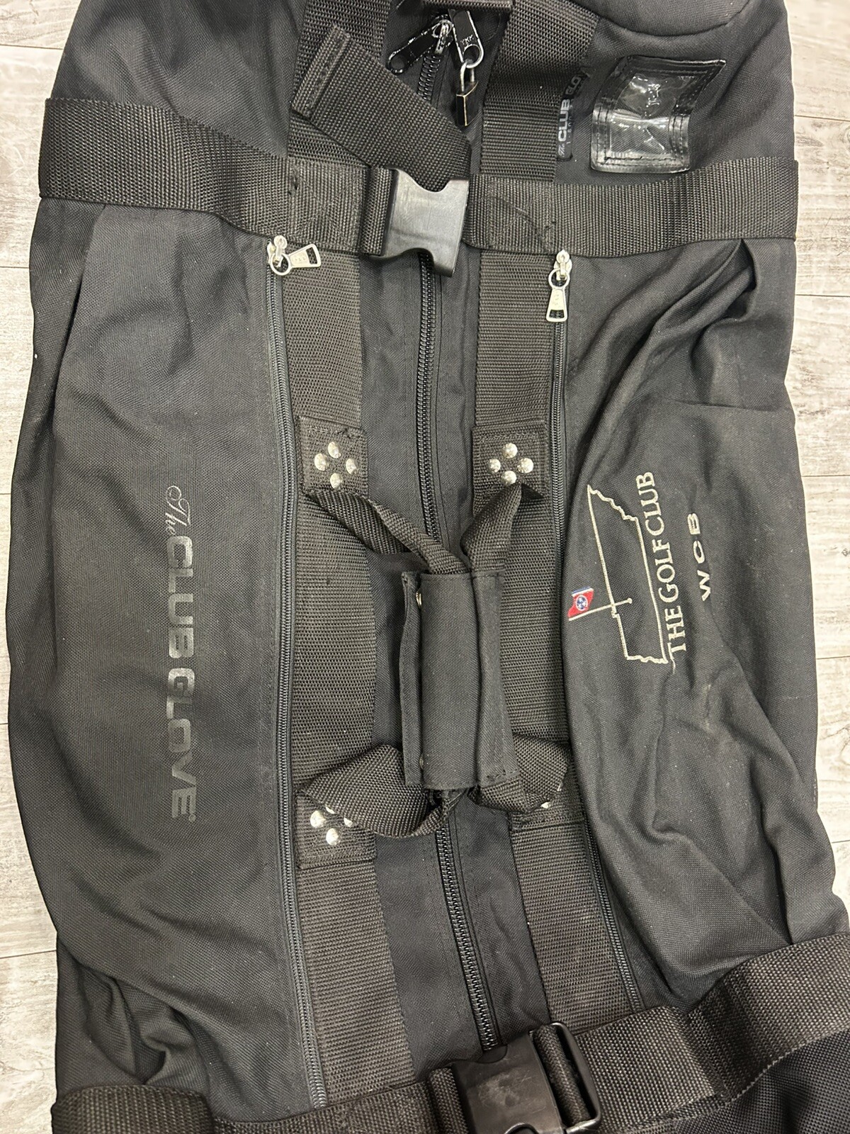 The Club Glove Rolling Duffle 2 Travel Bag Black 29″ / LOGOS