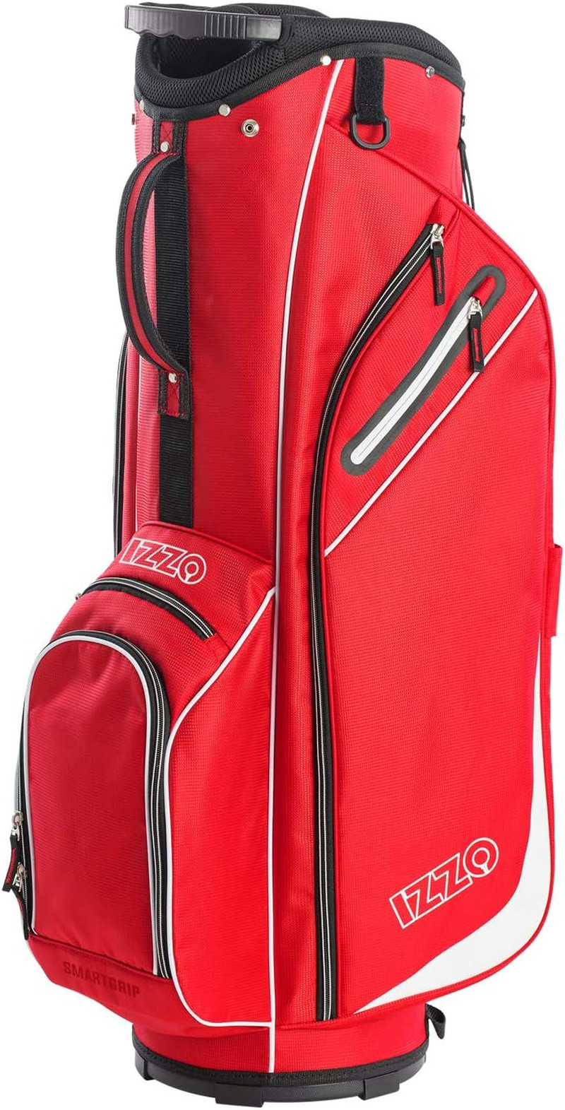 Golf Ultra-Lite Cart Golf Bag with Single Strap & Exclusive Features, Red, 35’’