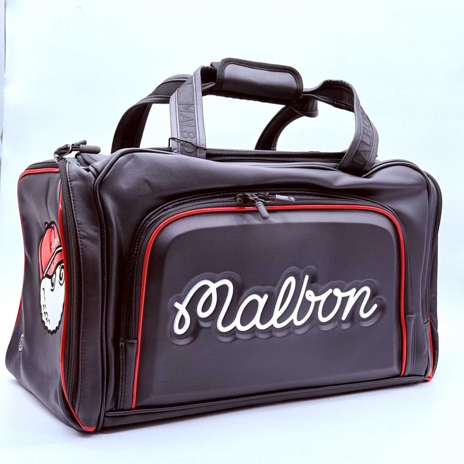 New Malbon Golf Tour Boston Bag Preserve Collection – Black