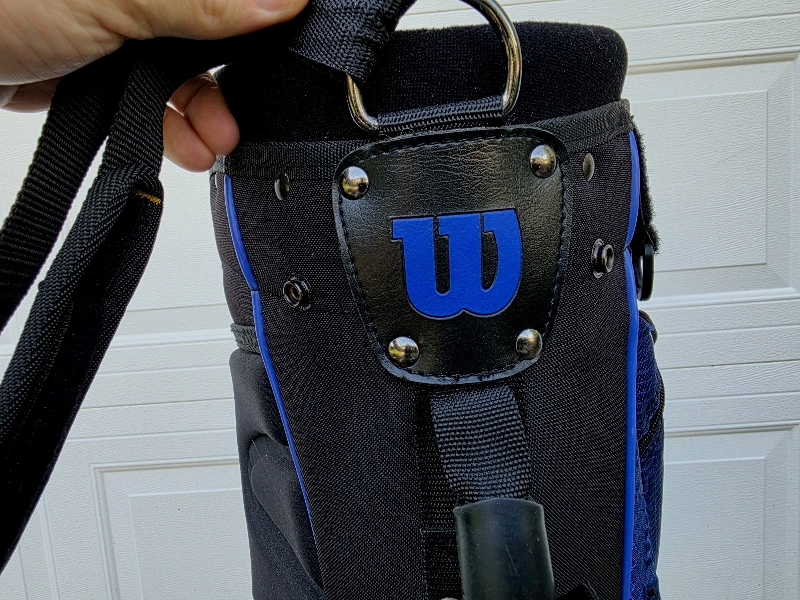 Wilson Levitator Golf Stand Bag Double Straps Rain Hood 5-Way 5 Pockets EUC