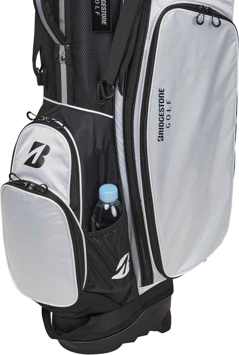 BRIDGESTONE Golf Men’s Stand Caddy Bag 9.5 x 47 inch 2.5kg White CBG423