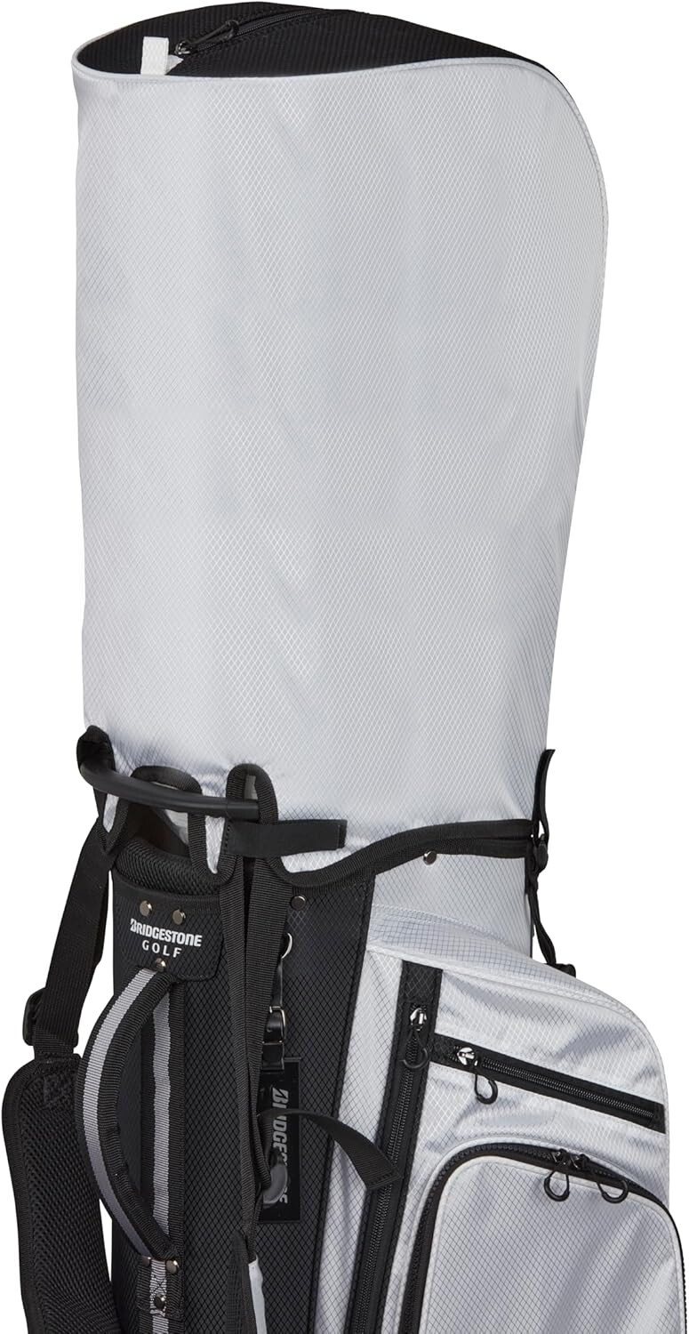 BRIDGESTONE Golf Men’s Stand Caddy Bag 9.5 x 47 inch 2.5kg White CBG423