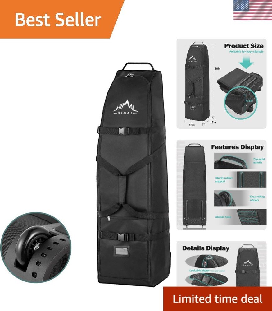 Elegant Universal Golf Travel Bag with Wheels – Durable 600D Polyester Design