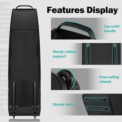 Elegant Universal Golf Travel Bag with Wheels – Durable 600D Polyester Design