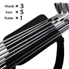 Mini Golf Stand Bag Lightweight Driving Range Carrier Adjustable Strap