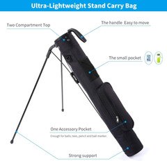 Sunday Golf Bag, Lightweight Golf Club Bags with Stand and Strap, Pitch and Putt